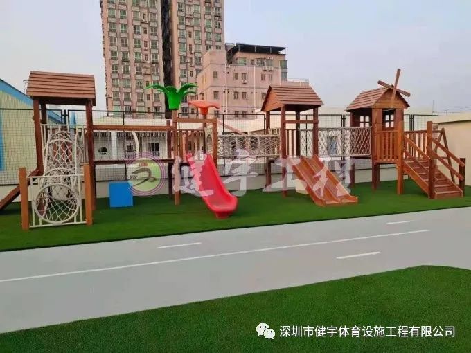 惠州市京翰貝貝幼兒園樓頂操場(chǎng)游樂場(chǎng)工程